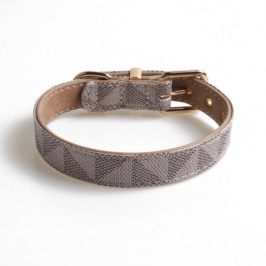 Exquisite Fashion Pu Leather Dog Collar - Stylish And Durable Pet Accessory