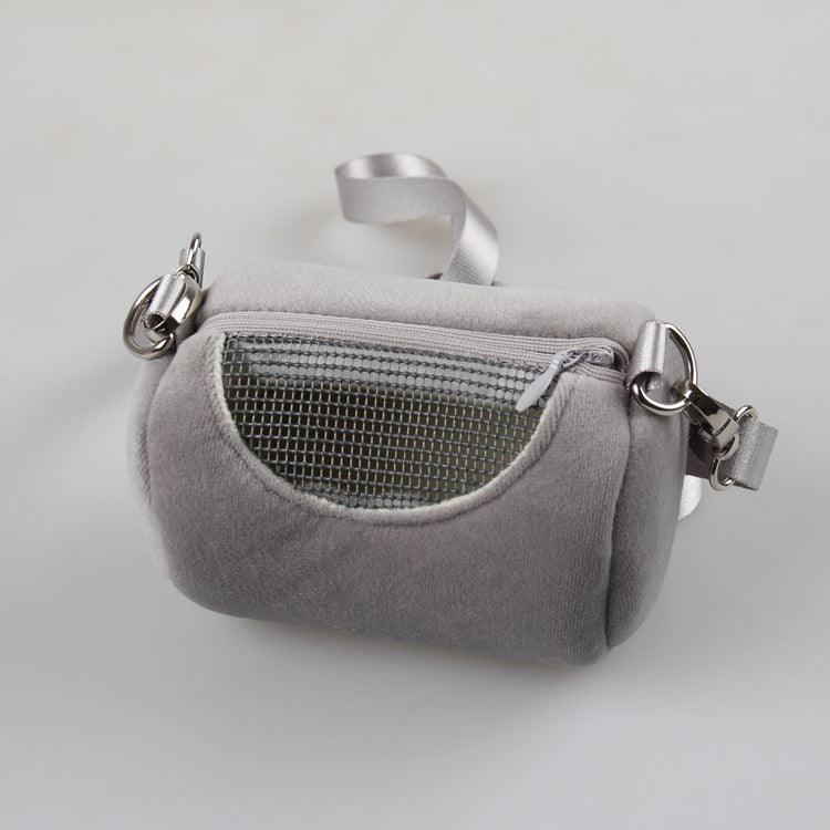 Cozy Diamond Velvet Small Pet Takeaway Bag