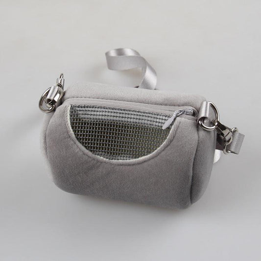 Cozy Diamond Velvet Small Pet Takeaway Bag