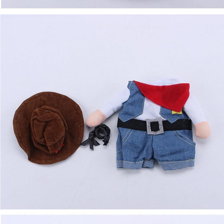 Denim Cowboy Pet Costume