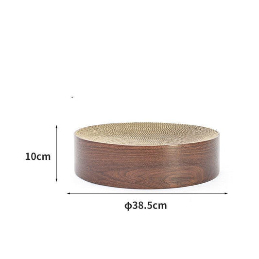 The Ultimate Cat Oasis: Round Corrugated Cat Scratcher
