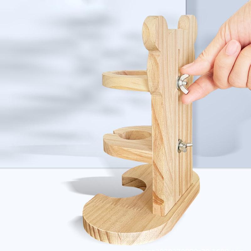 Adjustable Height Wooden Hamster Water Dispenser